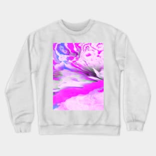 Friendly Enemy Glitched Fluid Art Crewneck Sweatshirt